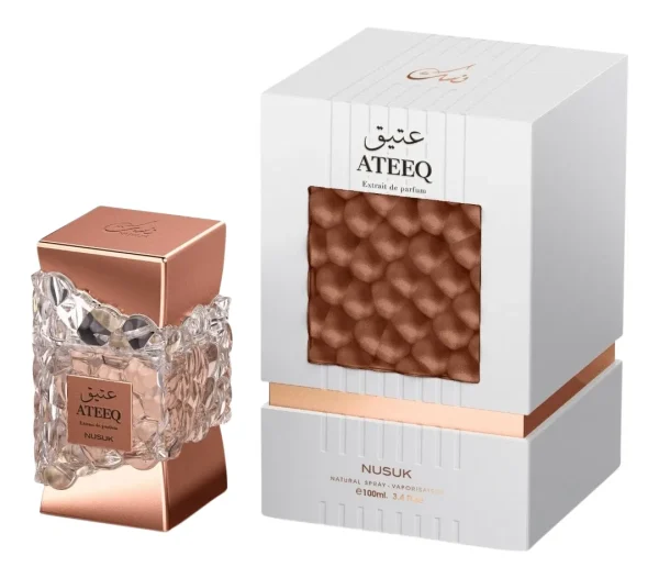 Nusuk Ateeq luxury Arabic perfume bottle for men and women in Bangladesh