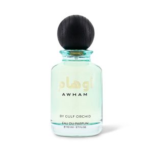 Awham by Gulf Orchid perfume bottle long lasting oriental woody fragrance for men and women