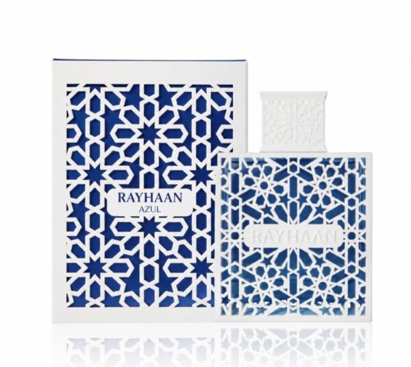 Rayhaan Azul EDP 100ML Fresh Citrus Marine Perfume Bottle